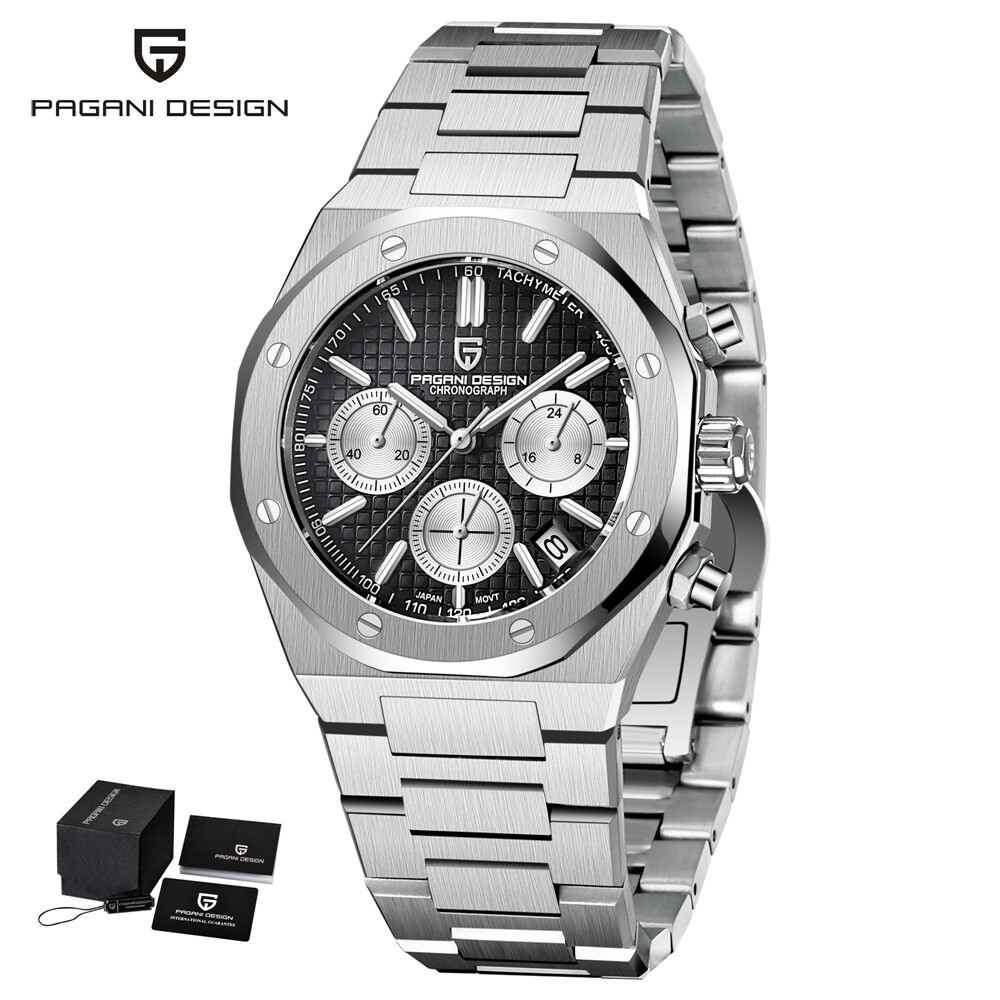 Mens Luxury Quartz Watch Automatic 200M Waterproof Japan Movement Sapphire Glass