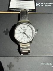 CHRISTOPHER WARD C63 SEALANDER AUTO 39mm WHITE DIAL on BADER BRACELET