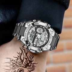 LIGE Men Watch Fashion Boys Sport Digital Wristwatch with LED Alarm Stopwatch