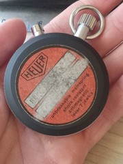 Vintage Heuer Stopwatch Ref. 408.201 Swiss Made 1970’s Rare EX-NMT