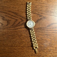 Avon Vintage Gold & Silver plated Watch Works Great 1.5” Diameter 7.25” Long
