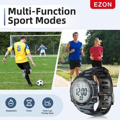 Digital Watch Waterproof Stopwatch Alarm Backlight Wrist Watch