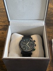 Gucci 150G Analog Quartz Men Watch Ya101331 Black Chronograph Vintage 472483602