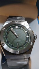 Technomarine Men’s Watch Coral Legacy Quartz Olive Green Dial Bracelet TM-416075