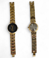 Anne Klein Gold Tone Black Dial Water Resistant 100 Feet Women’s Watch AK/1074