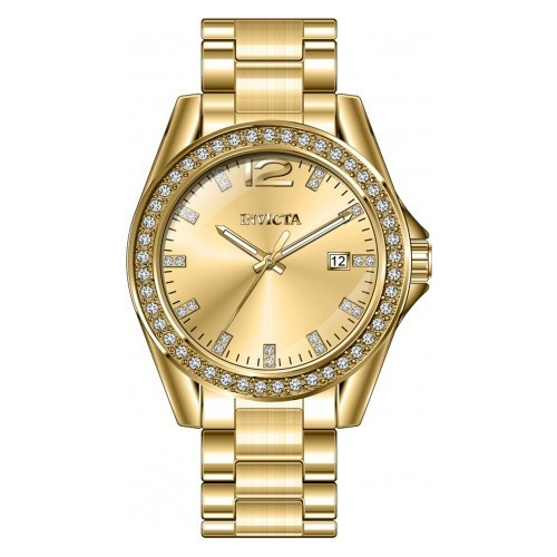 Invicta Women’s 49847 Angel Quartz PC32 Gold Dial Watch