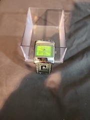 Quartz Andre Francois Wristwatch with a Silver Cuff Band