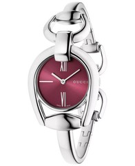 Gucci Horsebit YA139502 28mm Stainless Steel Case Red Dial