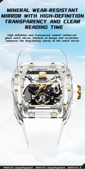 Bentley The Lumina BL-70-22 Green Automatic Mechanical Watch with Crystal Case