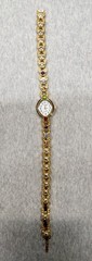 Gramercy CT335 Gold Rainbow Jeweled Womens Watch 19mm New Battery