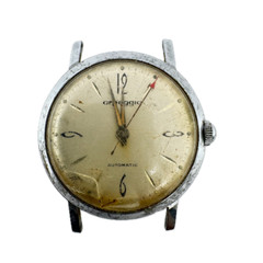 Vintage 33mm Arpeggio 12 Jewel Men’s Automatic Wristwatch Swiss Chrome Plated