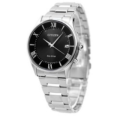 New CITIZEN AS1060-54E Collection Eco-Drive Radio Controlled Slim Mens Watch