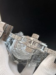 Renato Wilde Beast Swiss Diamond Retrograde Day Watch Purple Dial 46mm