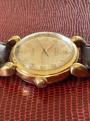Vintage Men’s Wristwatch Automatic BUREN GRAND PRIX Rare Bumper Calibre 525
