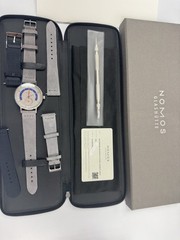 Nomos Autobahn Silver Dial Stainless Steel 41mm Automatic Movement Men’s Watch