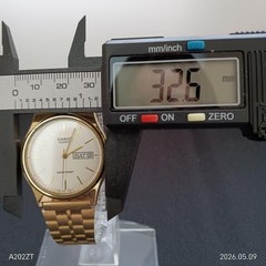 Working Casio MQ 514 Gold Men’s Day Date 3 Hand Watch