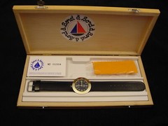 Wristwatch, Bord a’ Bord French Uni-Sex Solid Bronze, Genuine Leather B20