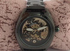 CORUM Automatic Black Dial Working Men’s Wristwatch Steel Band “Keep Good Time”