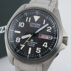 Citizen Promaster PMD56-2952 Eco-drive Titanium Radio Control WR 20 Bar