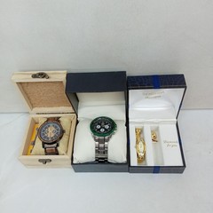 Job Lot 15 Boxed Quartz Watches Strada Sekonda Mixed Brands Untested Bundle