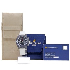 NEW Breitling Enduarance Pro 38mm Black Dial White Rubber X83310A71B1S1 #BR210