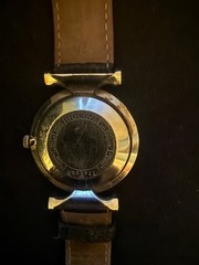 Vintage 1960 Bulova “30” Mystery Dial Watch – 10K Gold Filled – Silver Sunburst