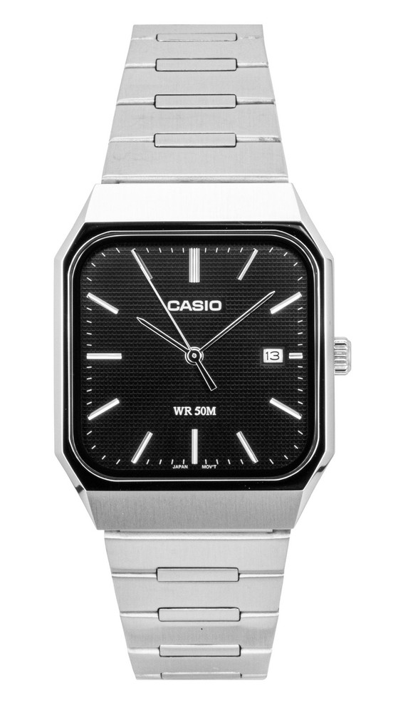 Casio Standard Black Dial Stainless Steel Quartz MTP-B185D-1AV Men’s Watch