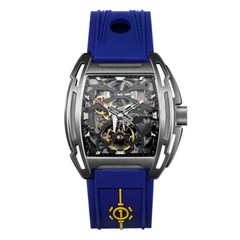 CIGA Design Z Series Aircraft Automatico Scheletrato Blu Zaffiro Orologio Uomo