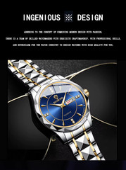 Waterproof Men Watch Stainless Steel Quartz Luminous Classic Business Wristwatch
