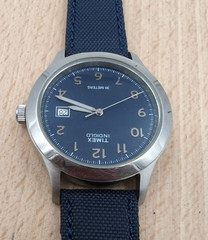 Early Timex Indigo Quartz Watch Blue Dial G0 Philippines