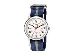 Timex T2N654 Men’s Weekender Navy/Gray Nylon Strap Watch