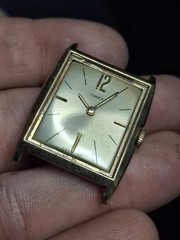 Timex Mercury 1969 Tank Style Gold Tone Mens Vintage 1960s Mechanical…