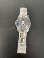 Fossil Riley Watch Womens White Multi Dial New Battery 6.5″ MISSING Bezel