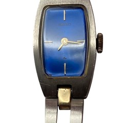 VTG Seiko Women’s Mechanical Wind Up Blue Sunburst Watch 16mm 11-7509 – 6″ Wrist