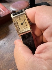 1949 BULOVA Mens Gold Filled “His Excellency” UU 21 Jewels Mechanical Watch RUNS
