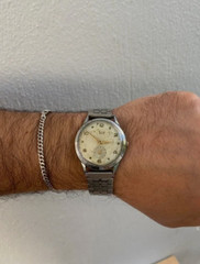 Vintage Rare 1950s Men’s Avia 15 Jewels Swiss Made Mechanical 36mm Watch