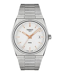 Tissot PRX Men’s Watch with Silver Dial and Bracelet, Model T137410110 【NEW】