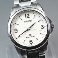 Near MINT Grand Seiko SBGF009/8J55-0010 Silver Quartz 35mm Men’s Watch 2000