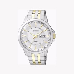 Citizen Men’s Day and Date Quartz Stainless Steel Watch – BF2018-52A NEW