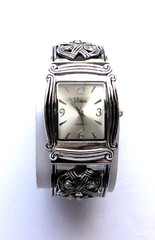 VIVANI K4108 Cuff Bracelet Quartz Analog Women’s Watch Sz. 6 1/2″ New Battery