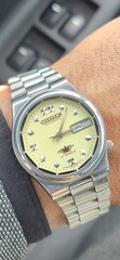 Citizen Eagle 7 Vintage Automatic 21 Jewels Day/Date Gold Dial Steel Bracelet