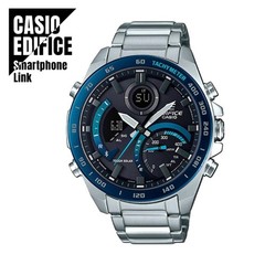 CASIO EDIFICE smartphone link Bluetooth ECB 900DB 1B black blue silver men’s wri