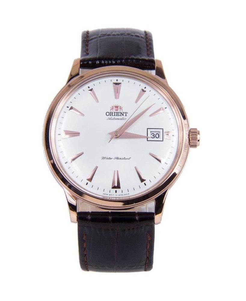 ORIENT Men Analog Automatic Casual Watch Classic Dress Silver Dial Waterproof Ro