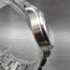 Victorinox Swiss Army Officer Watch Women 28mm Black Dial Steel Date New Battery