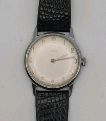 1965 Timex 32mm Case Marlin Champagne Dial Gold Indices and Hands Watch 1030247