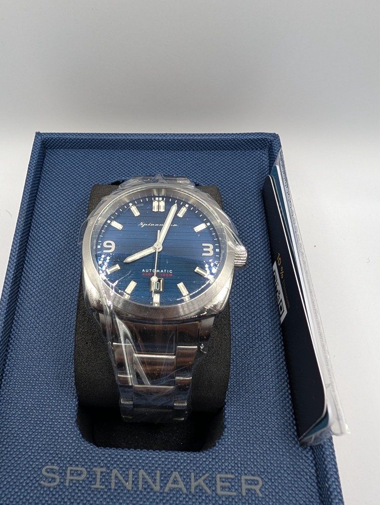 Automatic Spinnaker Hull Automatic Riviera Aegean Blue Watch