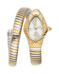 Just Cavalli Women’s Snake JC1L373M1055 20mm Quartz Two Tone SS IPYG Watch