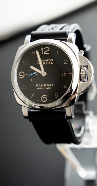 Panerai Luminor Marina 1950 3-Day 2017 44mm Blue Seconds Complete PAM01359