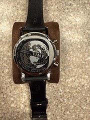 TIMEX Marlin Chronograph TW2W98900 Mens Quartz Tachymeter Black Leather Watch