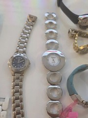 1 Lot Mixed Watches for Parts , All Untested Some Missing Parts